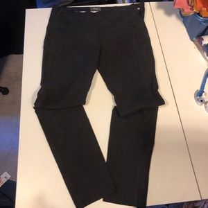 Suede pants